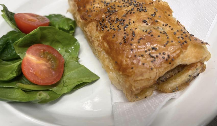 Homemade sausage rolls